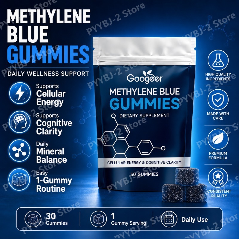 Chalk Bag Bouldering - Methylene Blue Gummies 30 Count Enhance