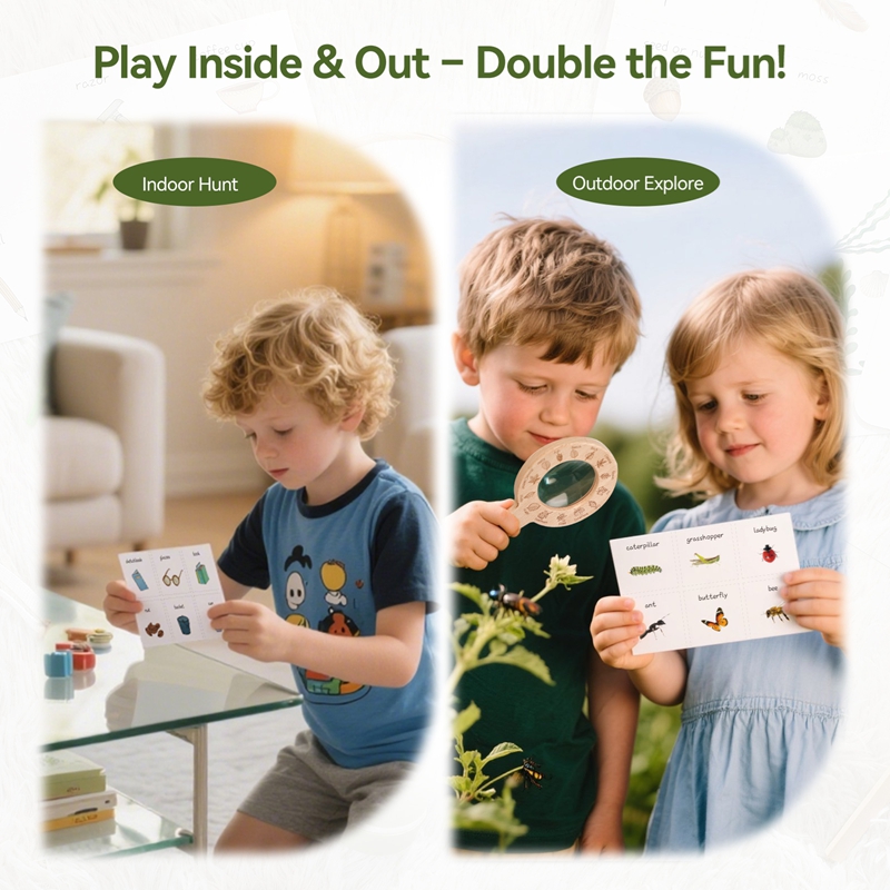 Wooden Montessori Toys Treasur - Outdoor Adventure Learning 评论和价格