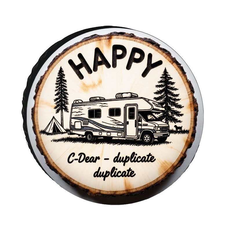 HAPPY RV Camping Theme Polyest - Outdoor Adventure Rv 评论和价格