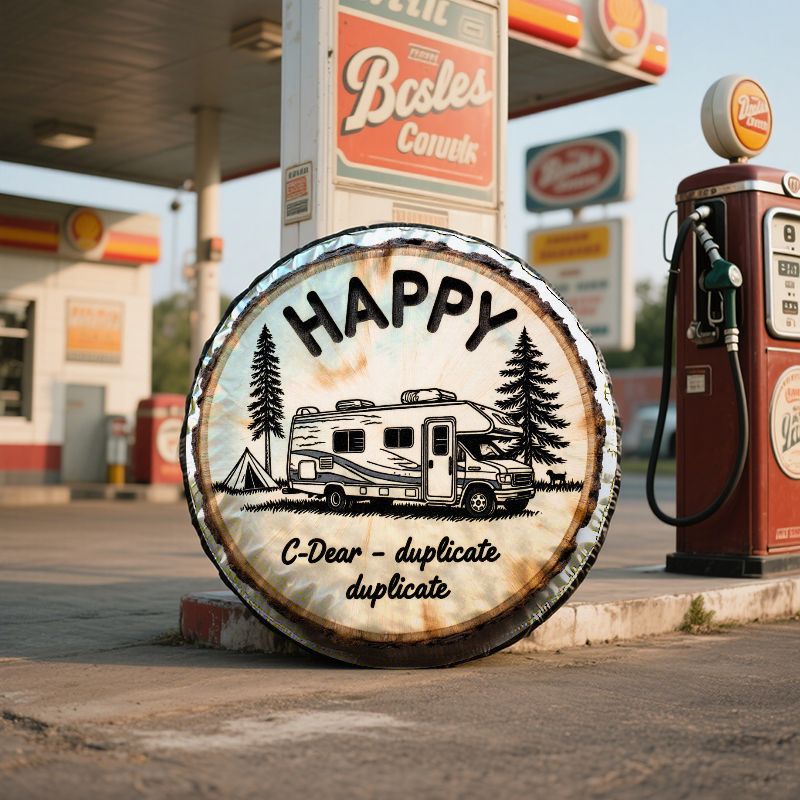 HAPPY RV Camping Theme Polyest - Outdoor Adventure Rv 评论和价格