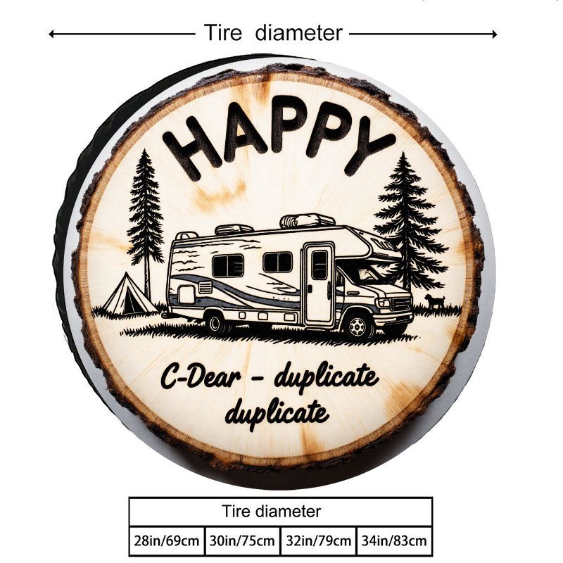 HAPPY RV Camping Theme Polyest - Outdoor Adventure Rv 评论和价格