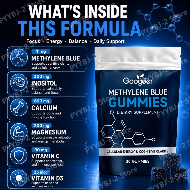 Methylene Blue Gummies 30 Coun - Chalk Bag Bouldering 评论和价格